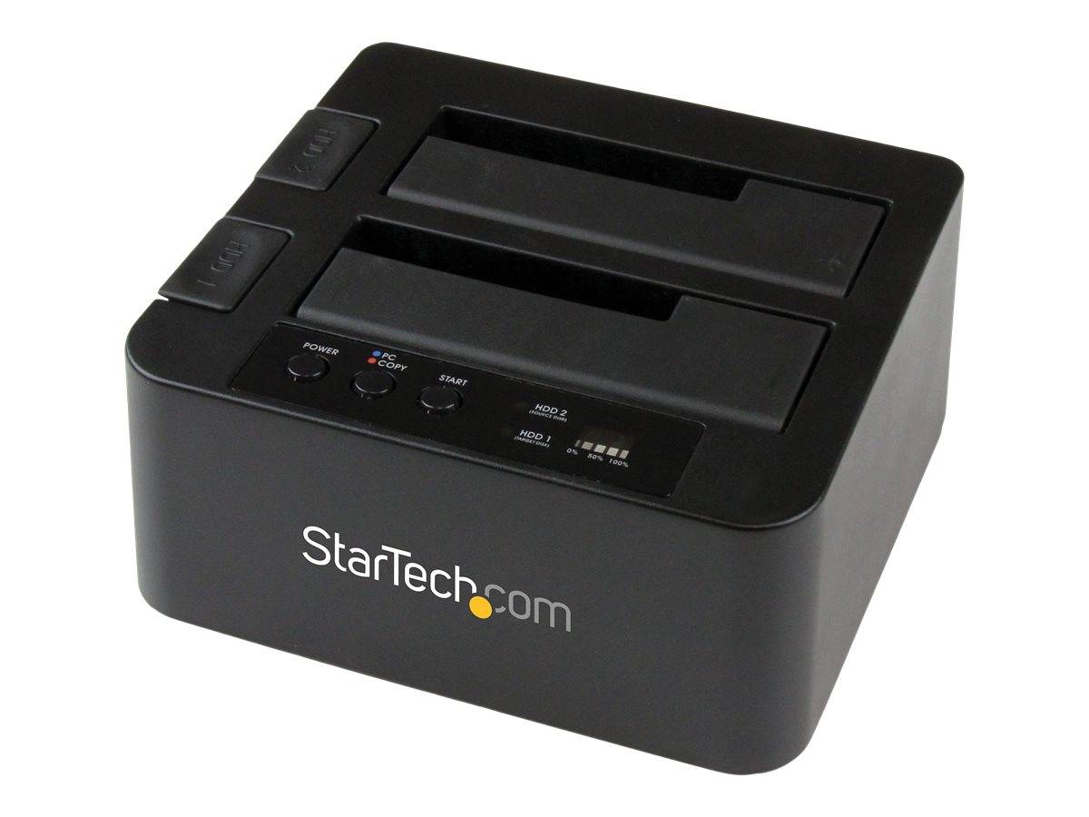 StarTech.com Dual Bay Hard Drive Duplicator, Standalone USB 3.0 (5 Gbps)