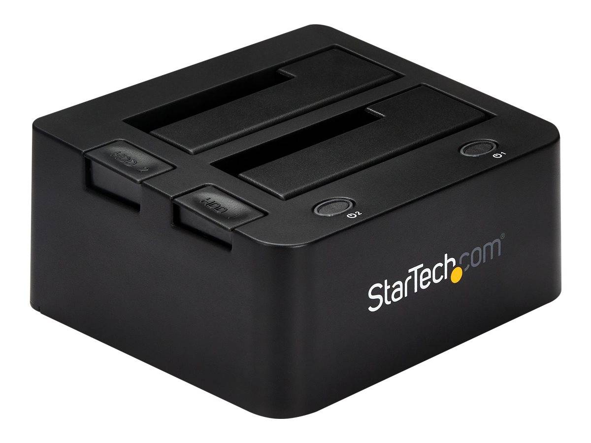 StarTech.com Dual-Bay USB 3.0 to SATA and IDE Hard Drive Docking Station, USB Hard Drive Dock, External 2.53.5 SATA III