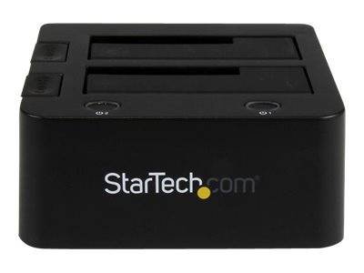 StarTech.com Dual-Bay USB 3.0 to SATA and IDE Hard Drive Docking Station, USB Hard Drive Dock, External 2.53.5 SATA III