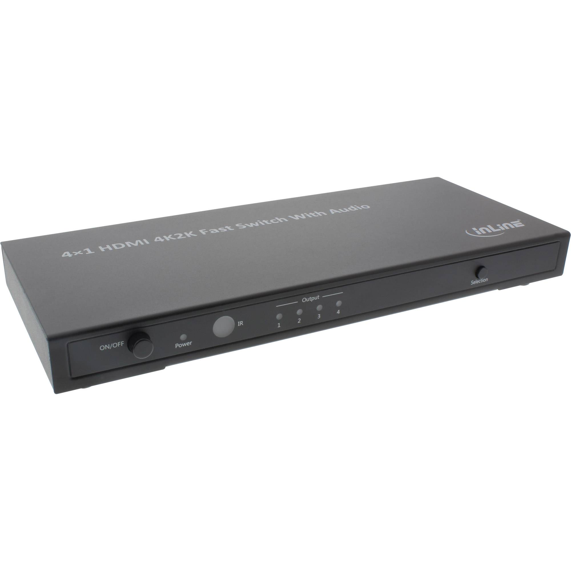 INLINE - HDMI 4K2K Switch - 4-fach - mit Audio