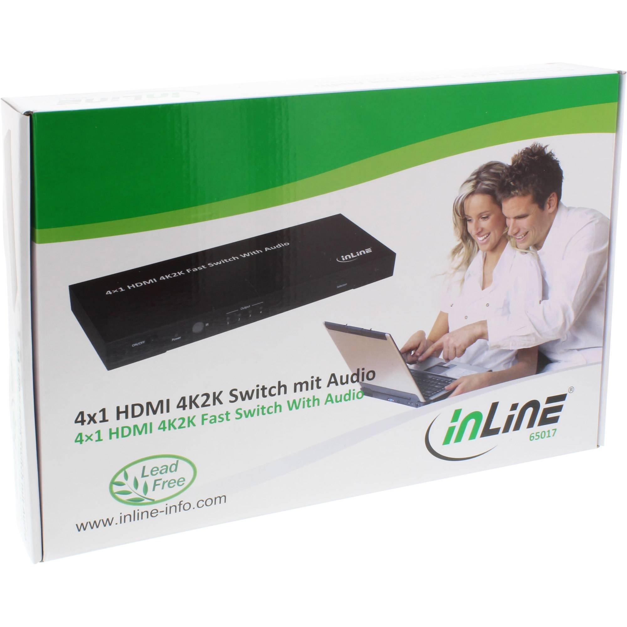 INLINE - HDMI 4K2K Switch - 4-fach - mit Audio