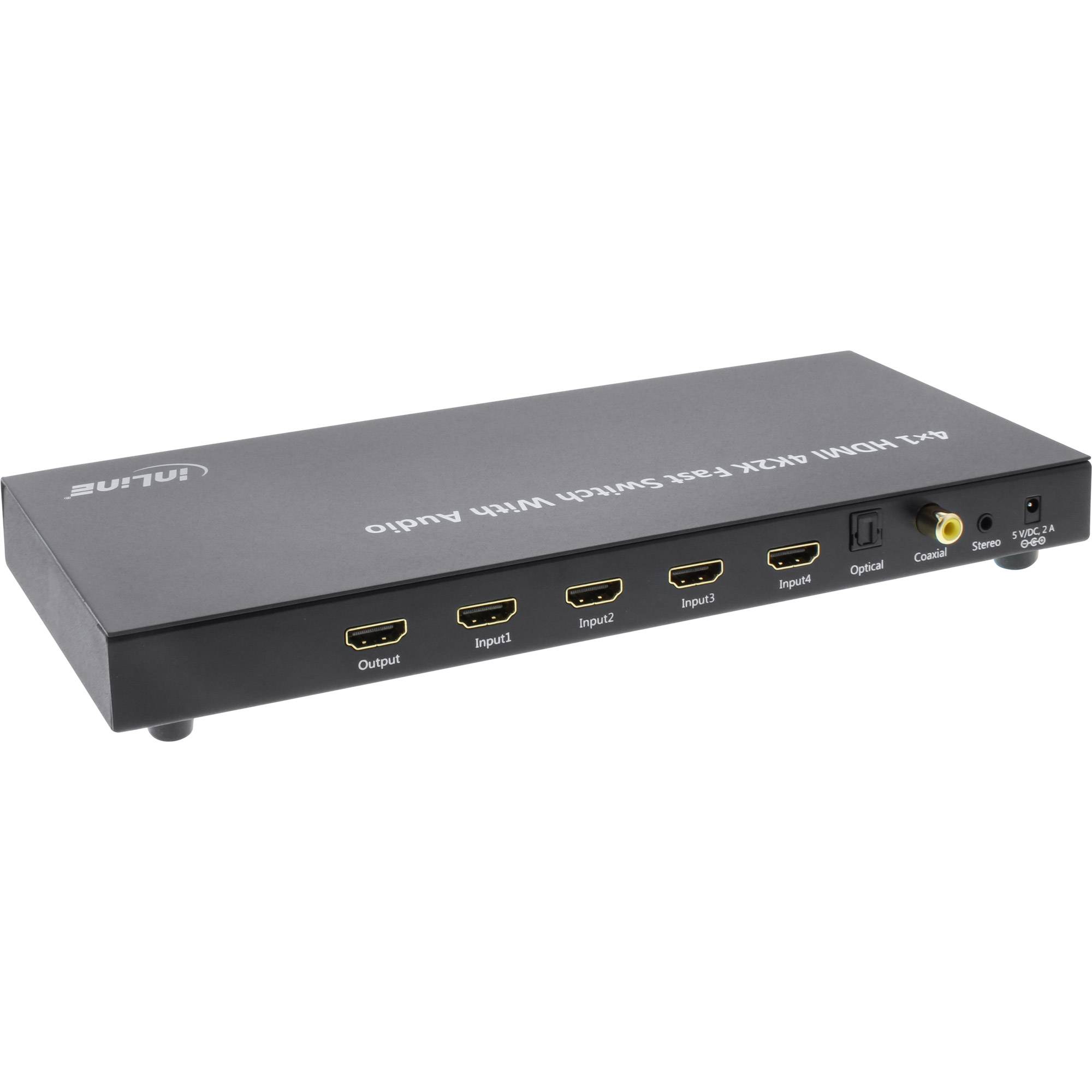 INLINE - HDMI 4K2K Switch - 4-fach - mit Audio