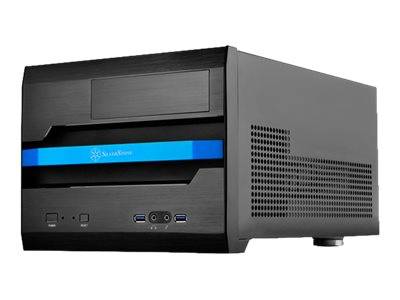 SilverStone SUGO SG12 - Tower - micro ATX - ohne Netzteil (ATX / PS/2) - Schwarz