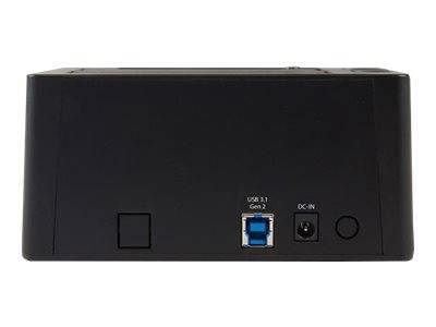 StarTech.com Dual-Bay USB 3.1 to SATA Hard Drive Docking Station, USB 3.1 (10 Gbps)