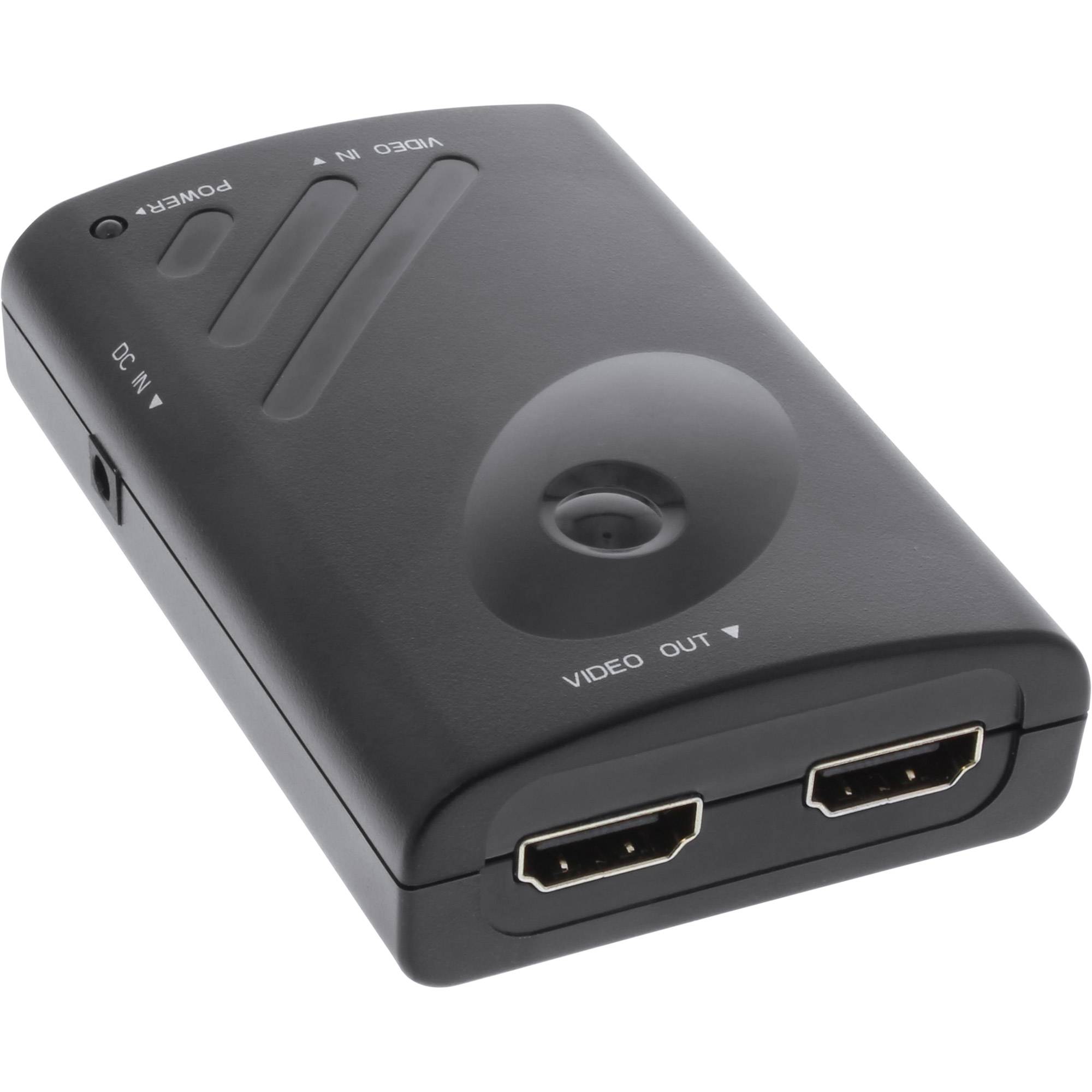 INLINE - Displayport zu 2x HDMI Splitter/Verteiler - FullHD - m. Videowand-Funktion
