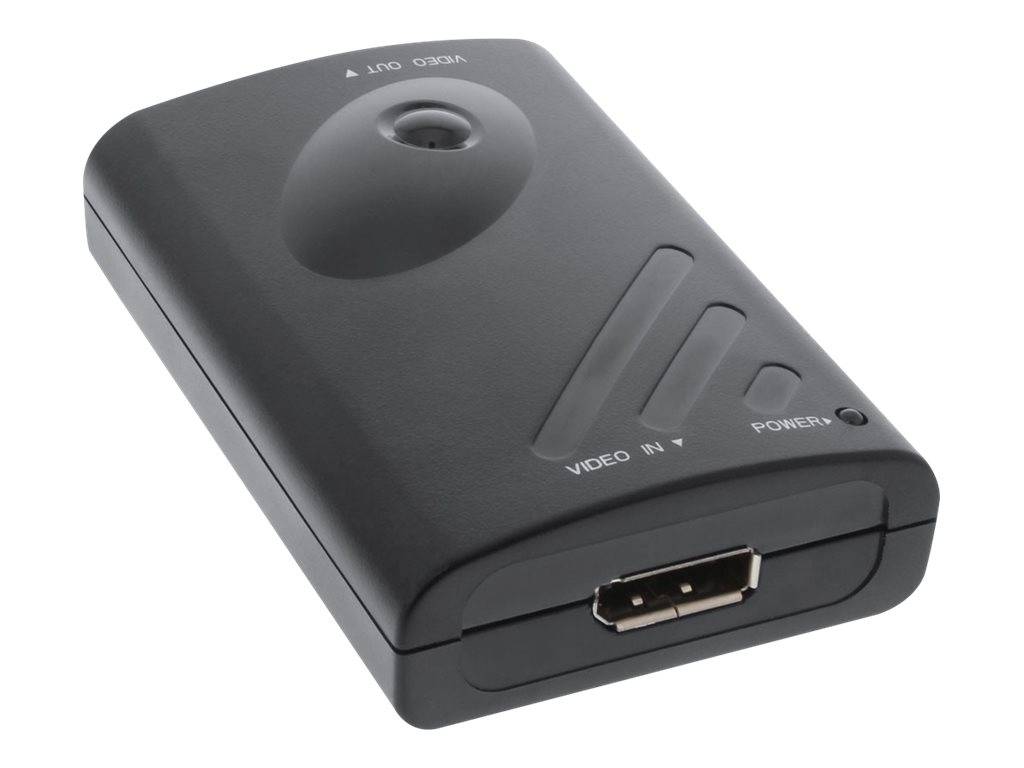 INLINE - Displayport zu 2x HDMI Splitter/Verteiler - FullHD - m. Videowand-Funktion