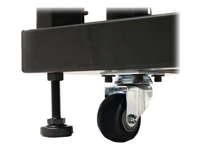 StarTech.com 25U Network Rack Cabinet on Wheels - 36in Deep - Portable 19in 4 Post Network Rack Enclosure for Data & IT