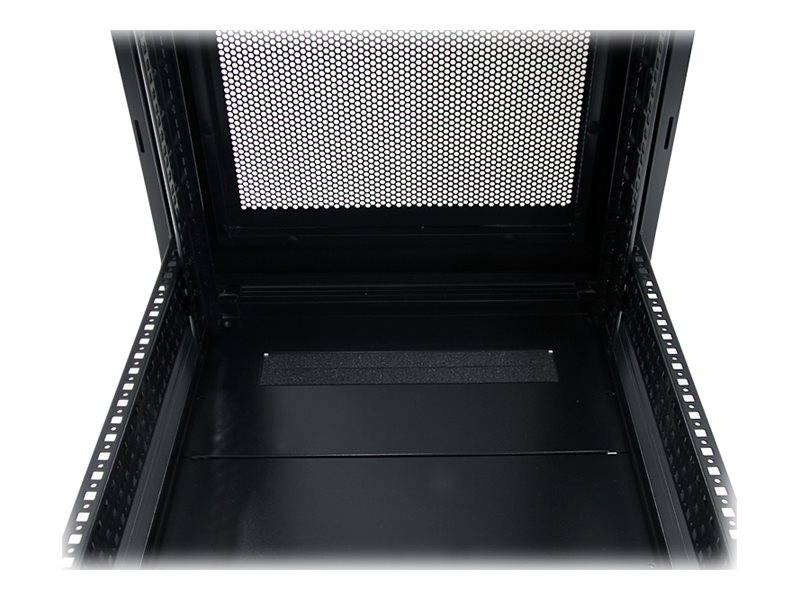 StarTech.com 25U Network Rack Cabinet on Wheels - 36in Deep - Portable 19in 4 Post Network Rack Enclosure for Data & IT