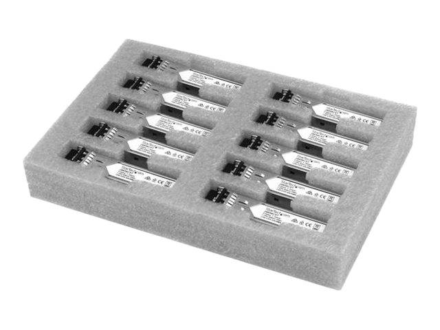 StarTech.com Gigabit LWL SFP Transceiver Modul - HP J4858C kompatibel - MM LC mit DDM - 550m - 1000Base-SX - 10er Pack -