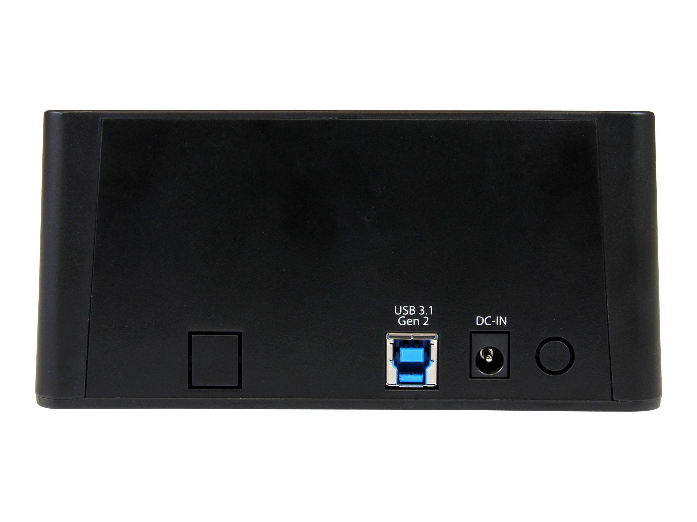 StarTech.com USB 3.1 (10 Gbit/s) Duplizierer Dockingstation für 2,5" & 3,5" SATA SSD/HDD Laufwerke - Clone / Kopierstation bis zu 28GB/min