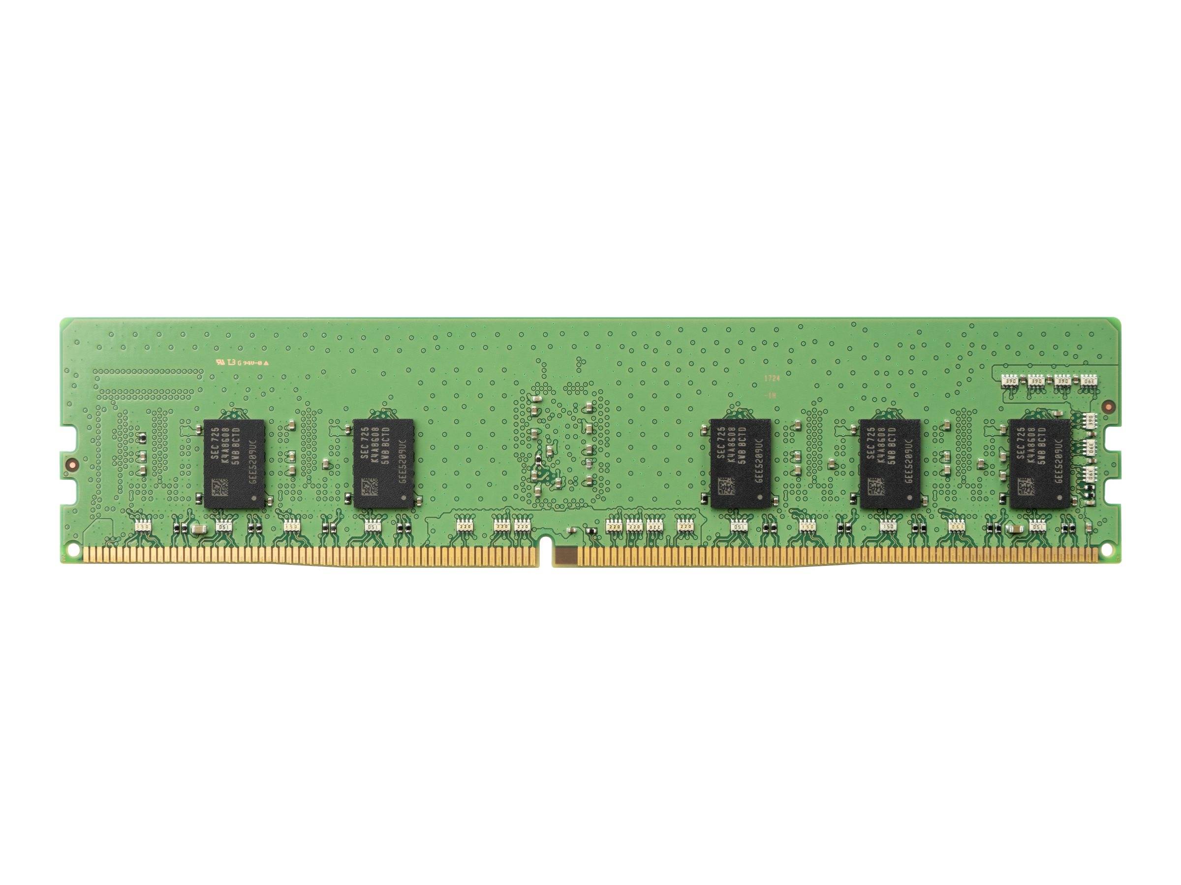 HP - DDR4 - Modul - 8 GB - DIMM 288-PIN - 2666 MHz / PC4-21300 - 1.2 V - ungepuffert - non-ECC - für HP 280 G3, 280 G4,