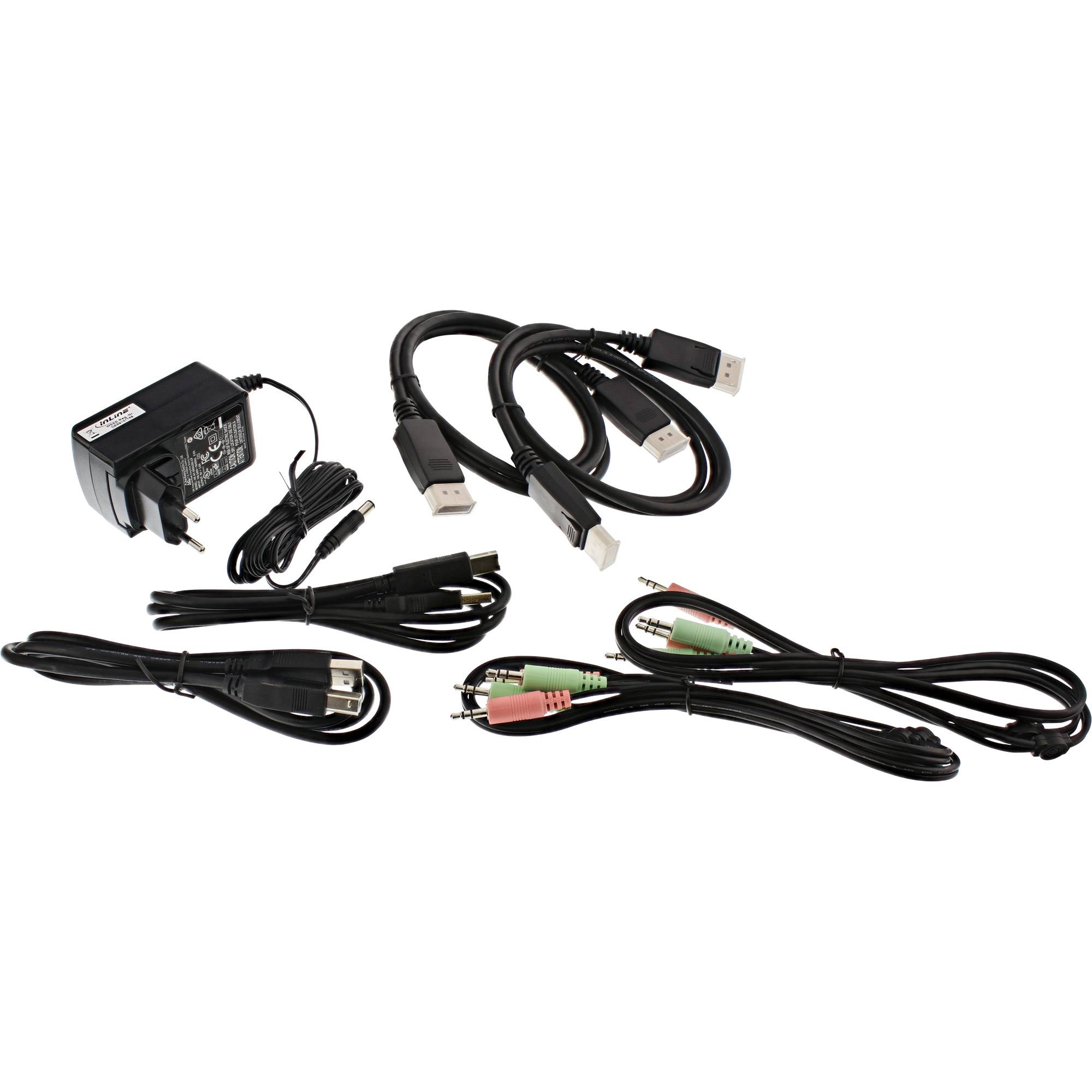 InLine 63632I - KVM-/Audio-/USB-Switch - 2 x KVM/Audio/USB