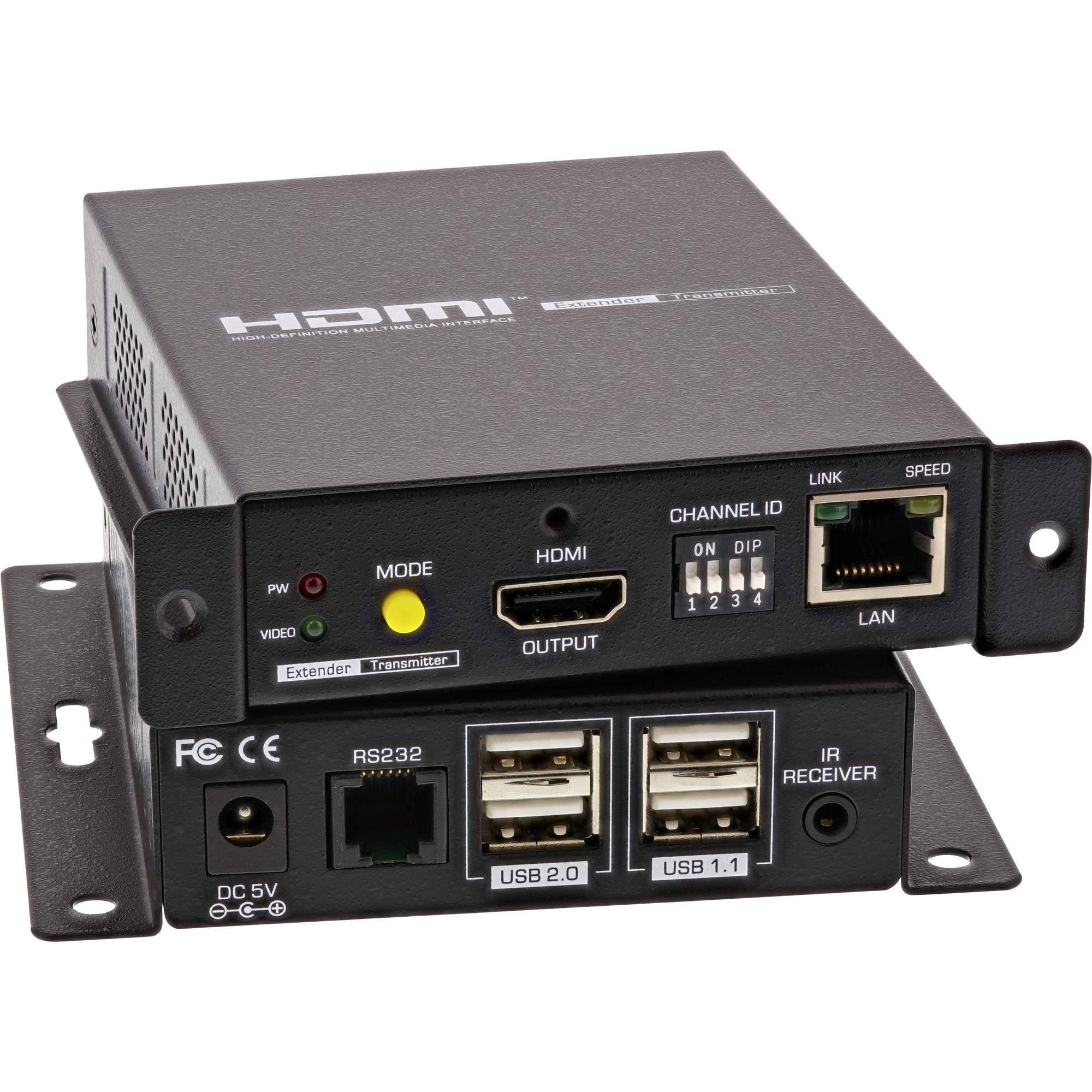 INLINE - HDMI USB KVM Extender - Verlängerung über UTP - 4K bis 100m