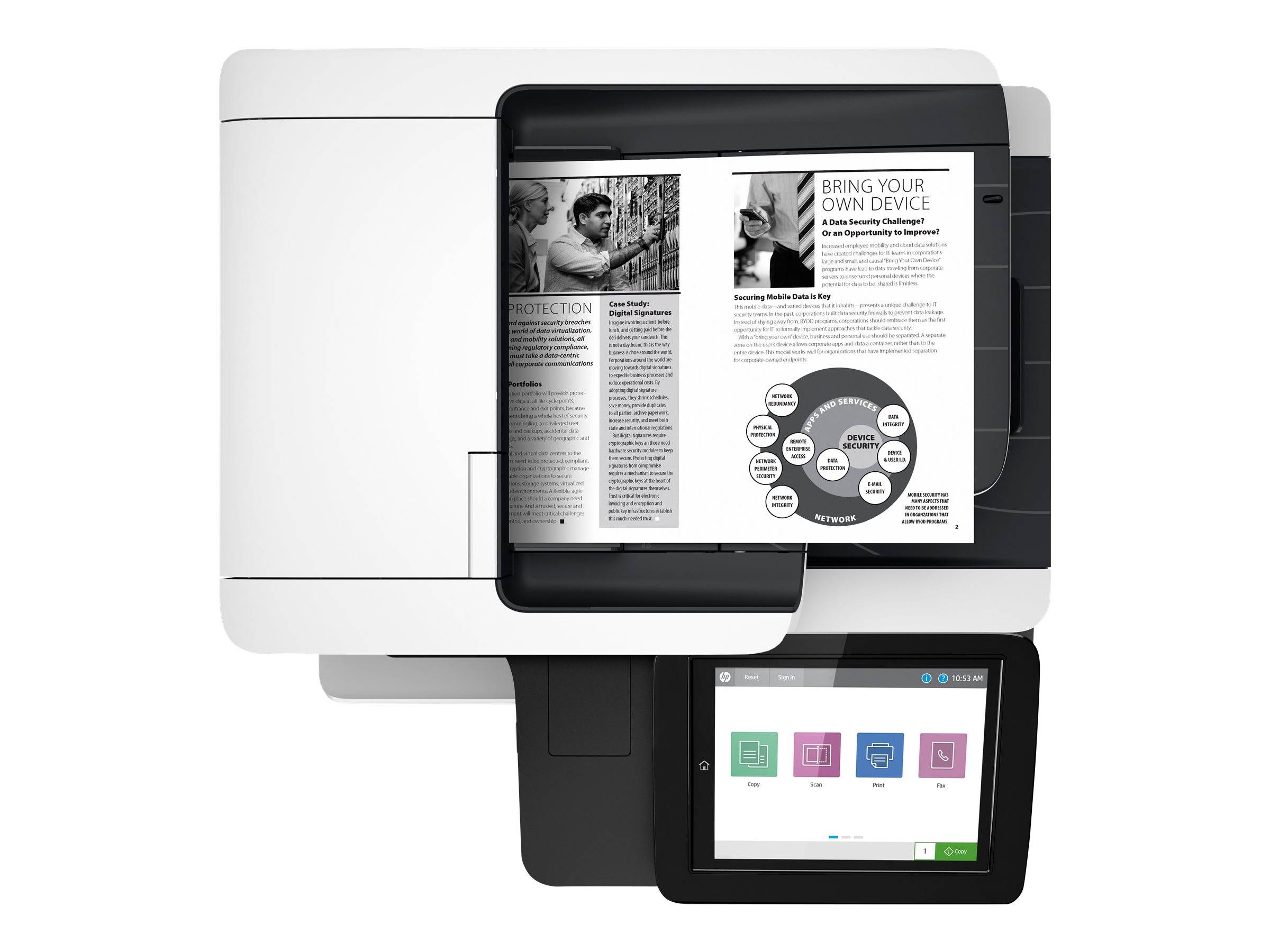 HP LaserJet Enterprise MFP M528dn - Multifunktionsdrucker - s/w - Laser - Legal (216 x 356 mm)
