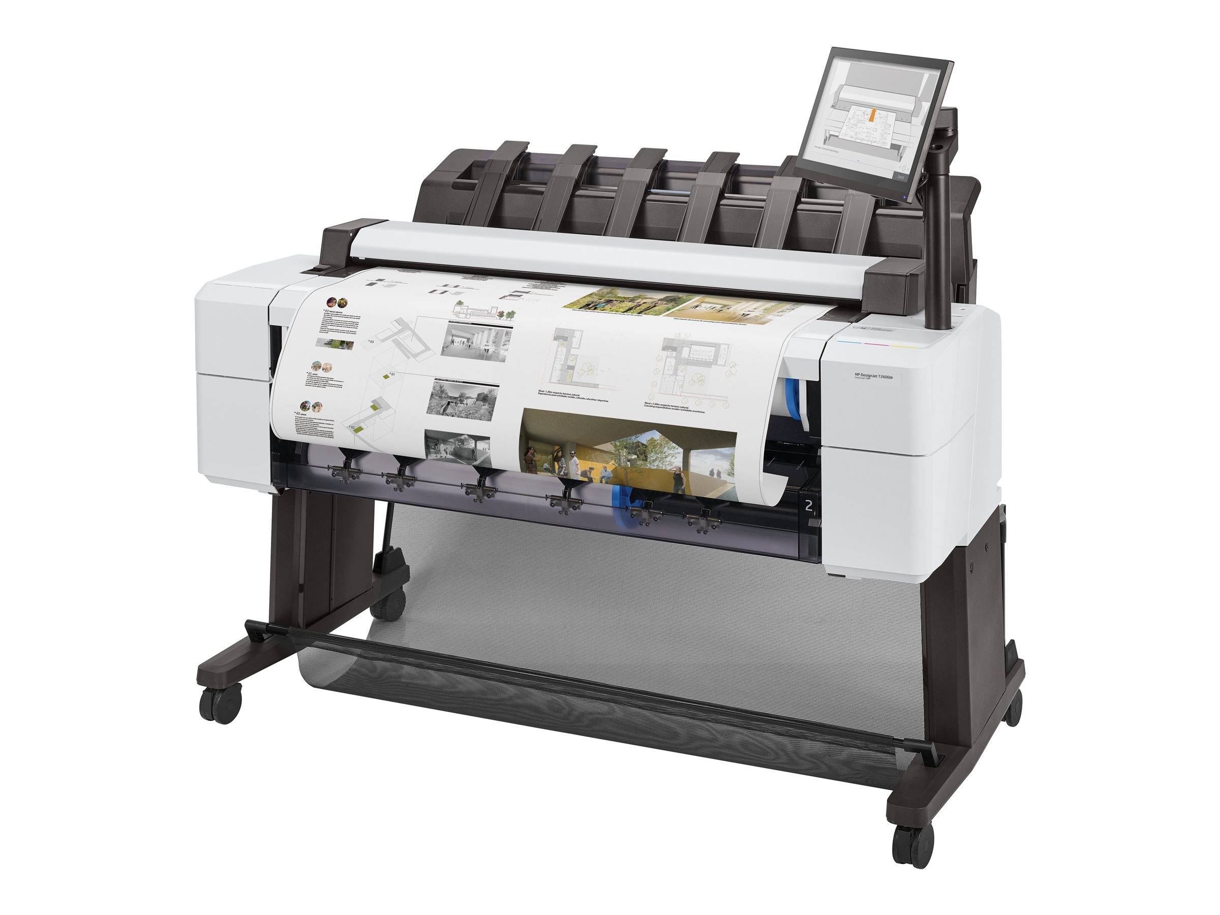 HP DesignJet T2600 PostScript - 914 mm (36"") Multifunktionsdrucker - Farbe - Tintenstrahl - 914 x 8000 mm, 610 x 15000 m