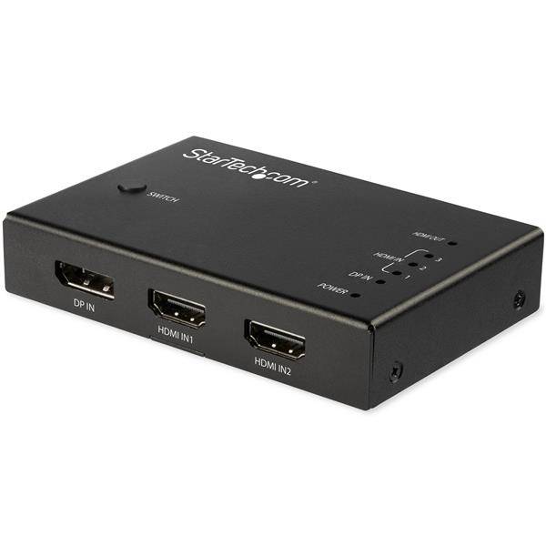 StarTech.com 4 Port HDMI Video Switch - 3x HDMI & 1x DisplayPort