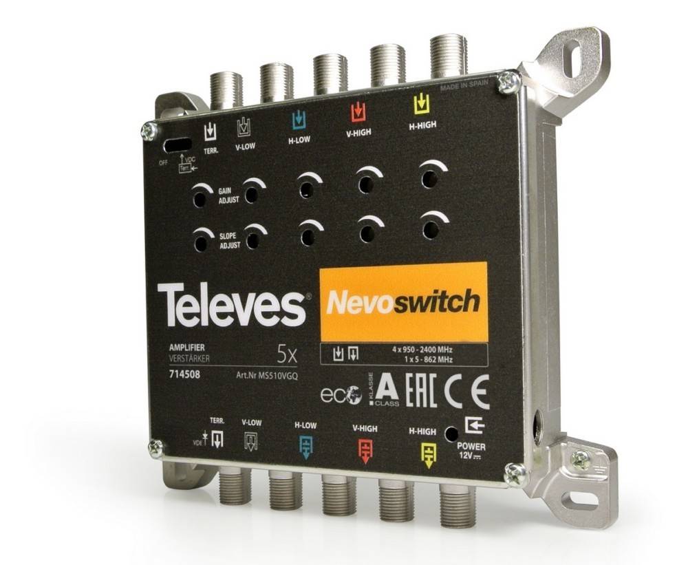 Televes Verstärker 5-fach MS510VGQ