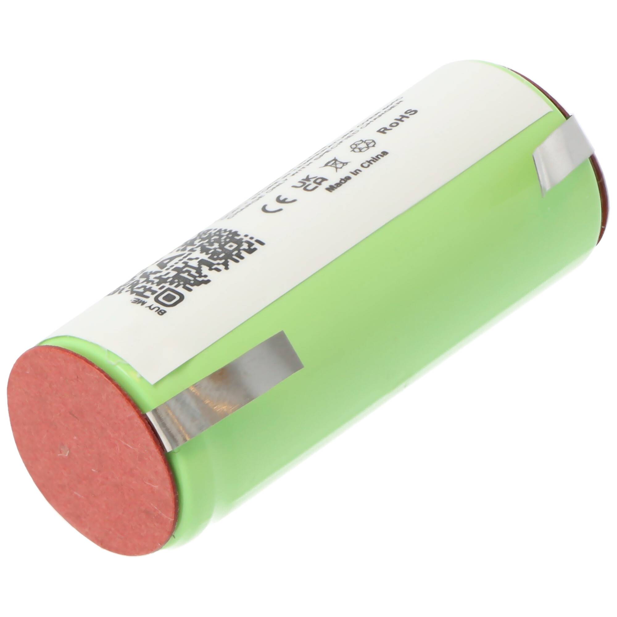 2 Stück Akku NiMH 2150mAh 4/5A, 43x17mm passend für Braun Oral-B Triumph Serie (bitte Maße prüfen)