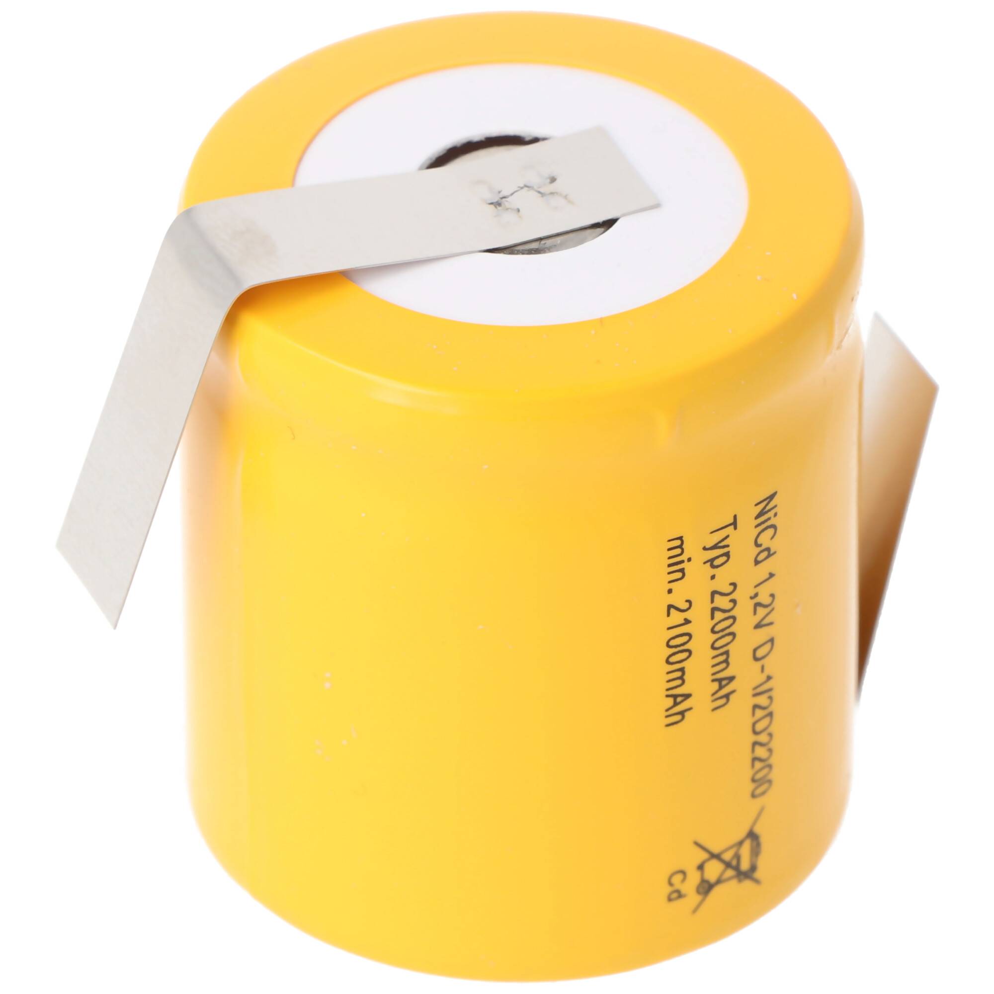 Saft VRE 1/2 D NiCd Akku Mono 1/2 mit Lötfahne in Z-Form