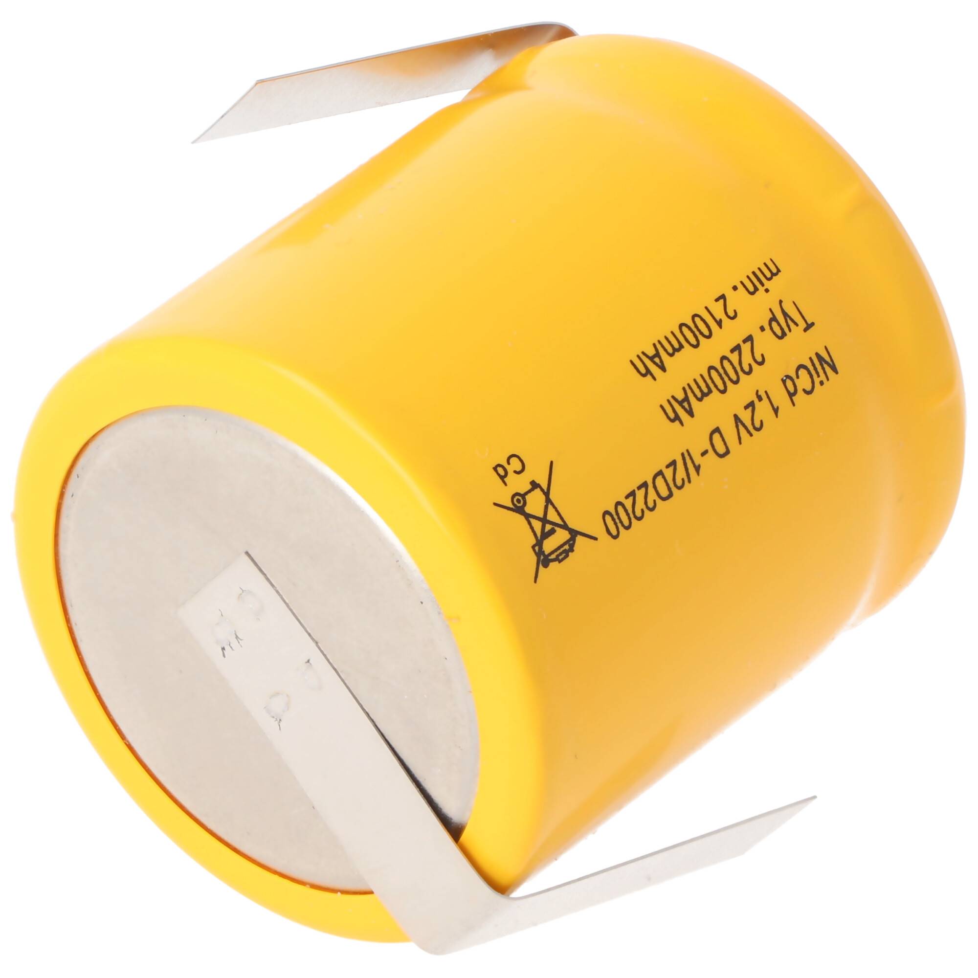 Saft VRE 1/2 D NiCd Akku Mono 1/2 mit Lötfahne in Z-Form