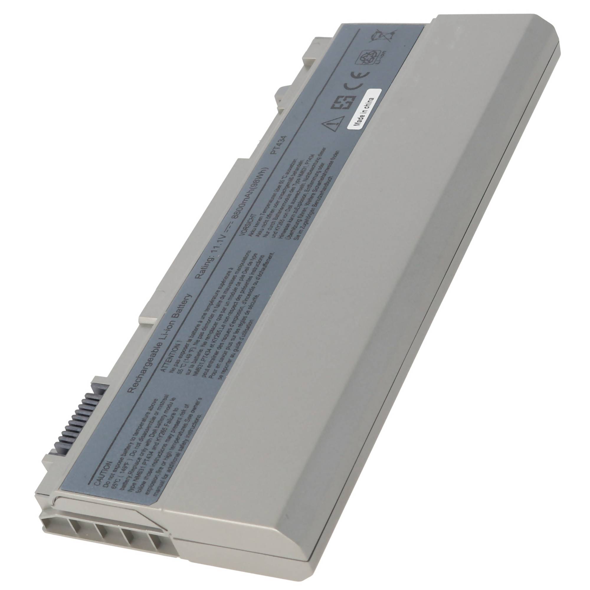 Akku passend für Dell Latitude E6400, E6410, E6500, E6510, 312-0748, 312-0754, 312-0917, 312-7414 11,1 Volt 7800mAh