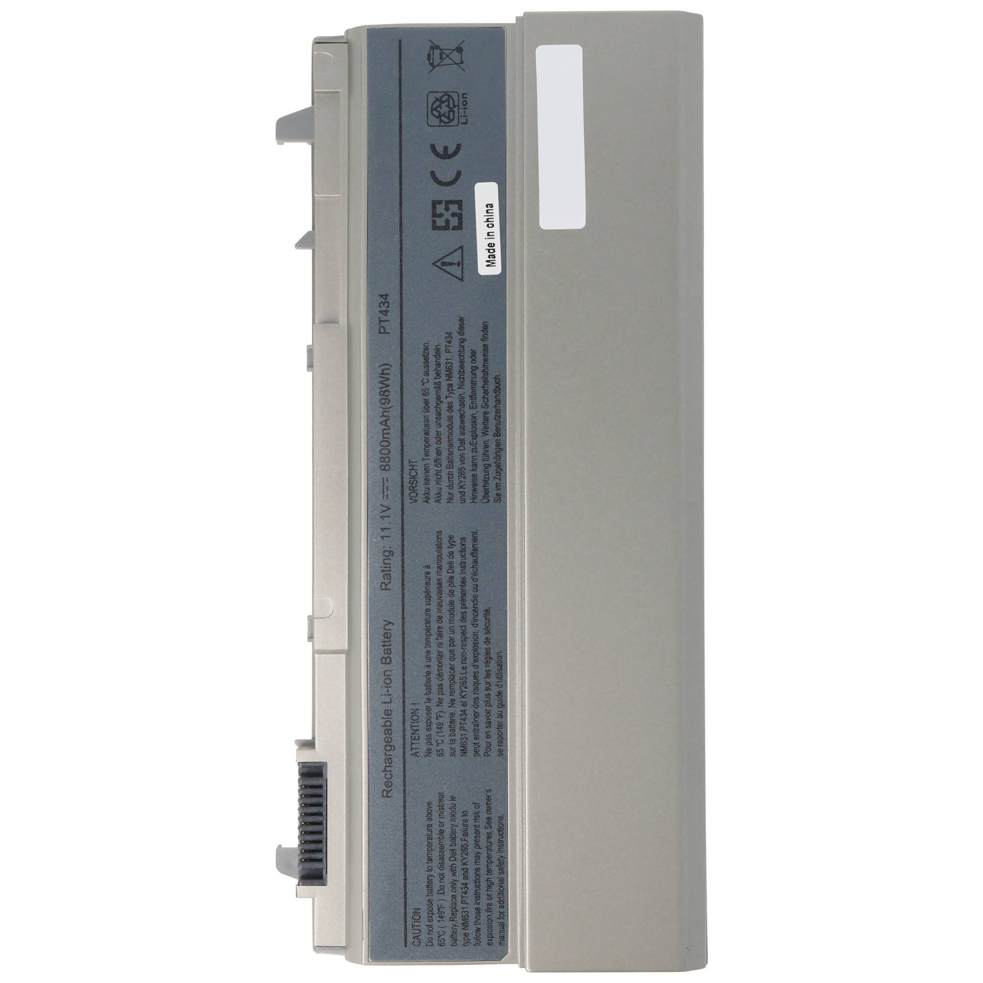Akku passend für Dell Latitude E6400, E6410, E6500, E6510, 312-0748, 312-0754, 312-0917, 312-7414 11,1 Volt 7800mAh