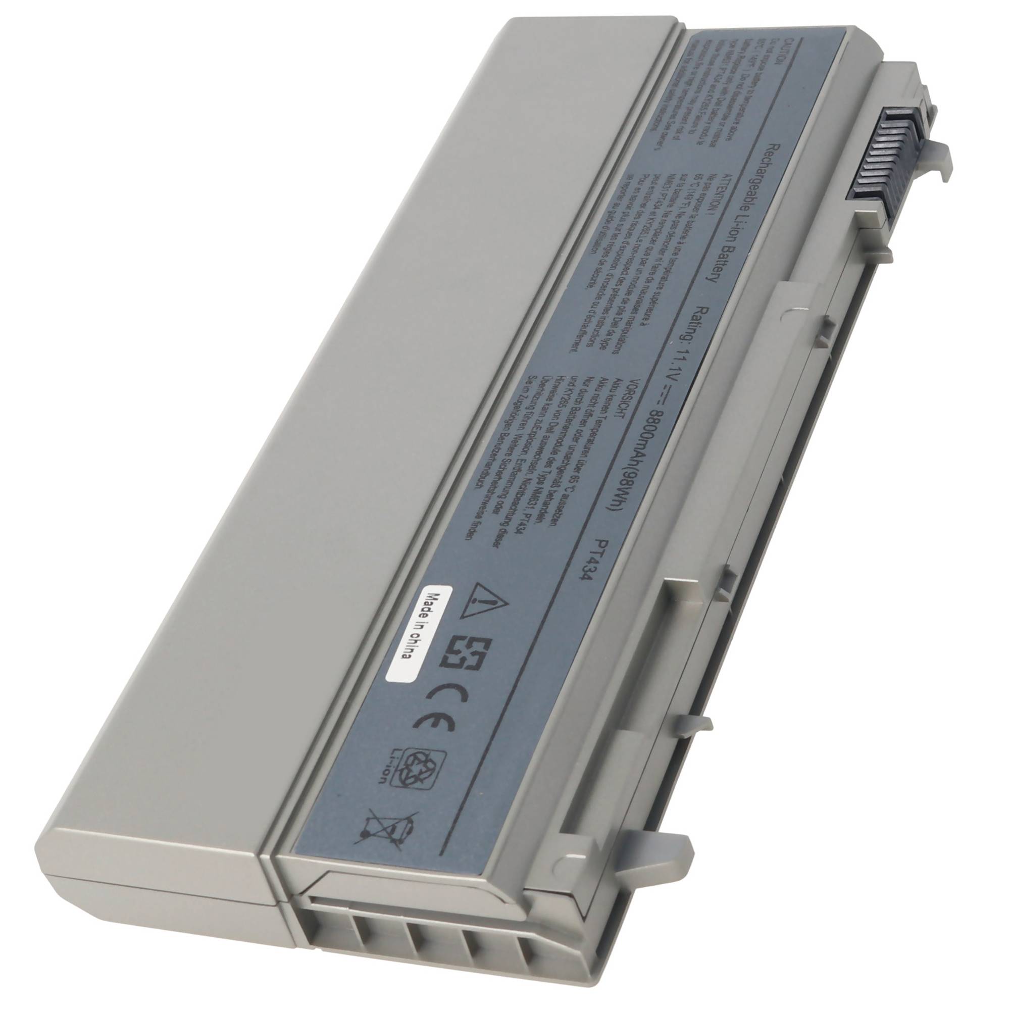 Akku passend für Dell Latitude E6400, E6410, E6500, E6510, 312-0748, 312-0754, 312-0917, 312-7414 11,1 Volt 7800mAh