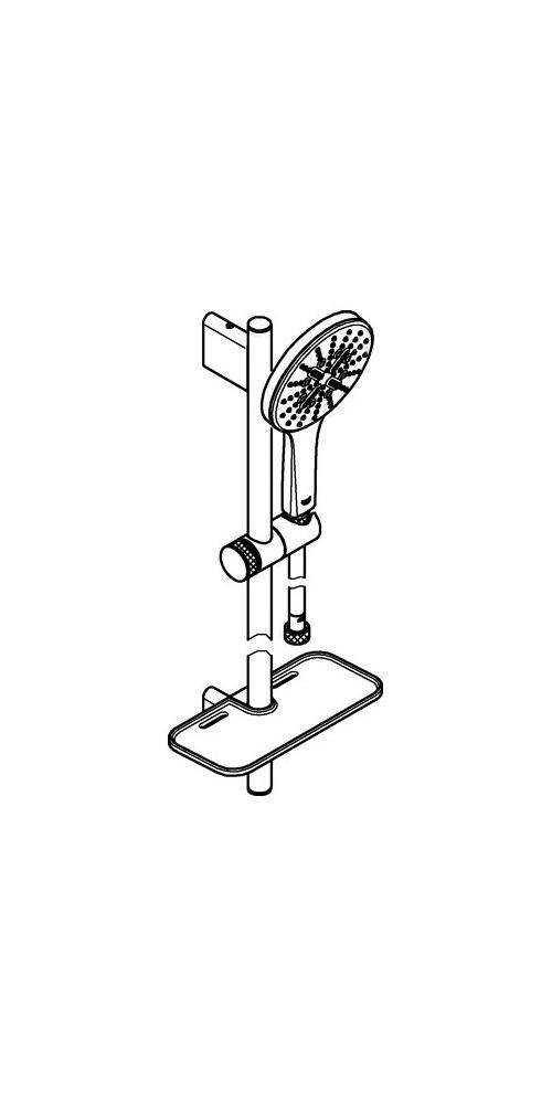 GROHE Brausestangenset Rainshower SmartActive chr chrom