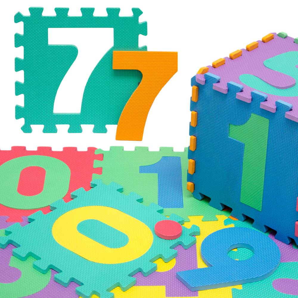 Baby Puzzlematte Kinder Spielmatte EVA Krabbelmatte Babymatte Bodenmatte Zahlen