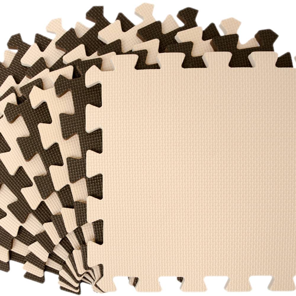 9 Teile Baby Kinder Puzzlematte ab Null - 30x30 Puzzle Spielmatte Krabbelmatte