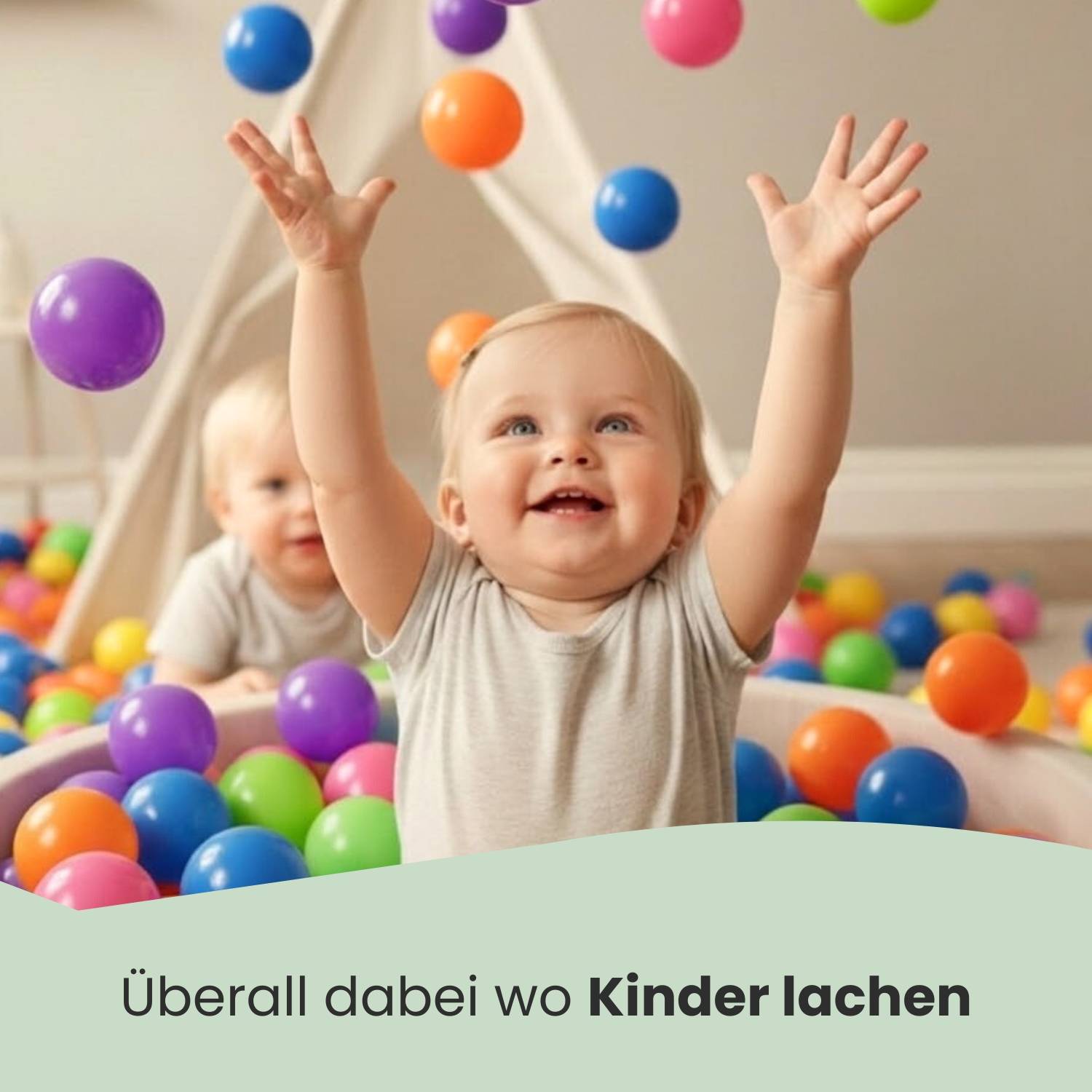 Bällebad Bälle 5,5 - 50 Bunte Kunststoffbälle Kinder Baby Spielbälle Spielzeug