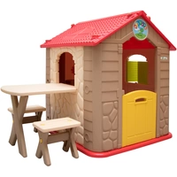 Kinder Spielhaus ab 1 - Garten Kinderhaus mit Tisch - Indoor Kinderspielhaus Kinder Spielhaus ab 1 - Garten Kinderhaus mit Tisch - Indoor Kinderspielhaus