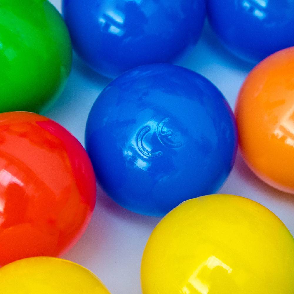 4000 bunte Bälle für Bällebad 5,5cm Babybälle Plastikbälle Baby Spielbälle