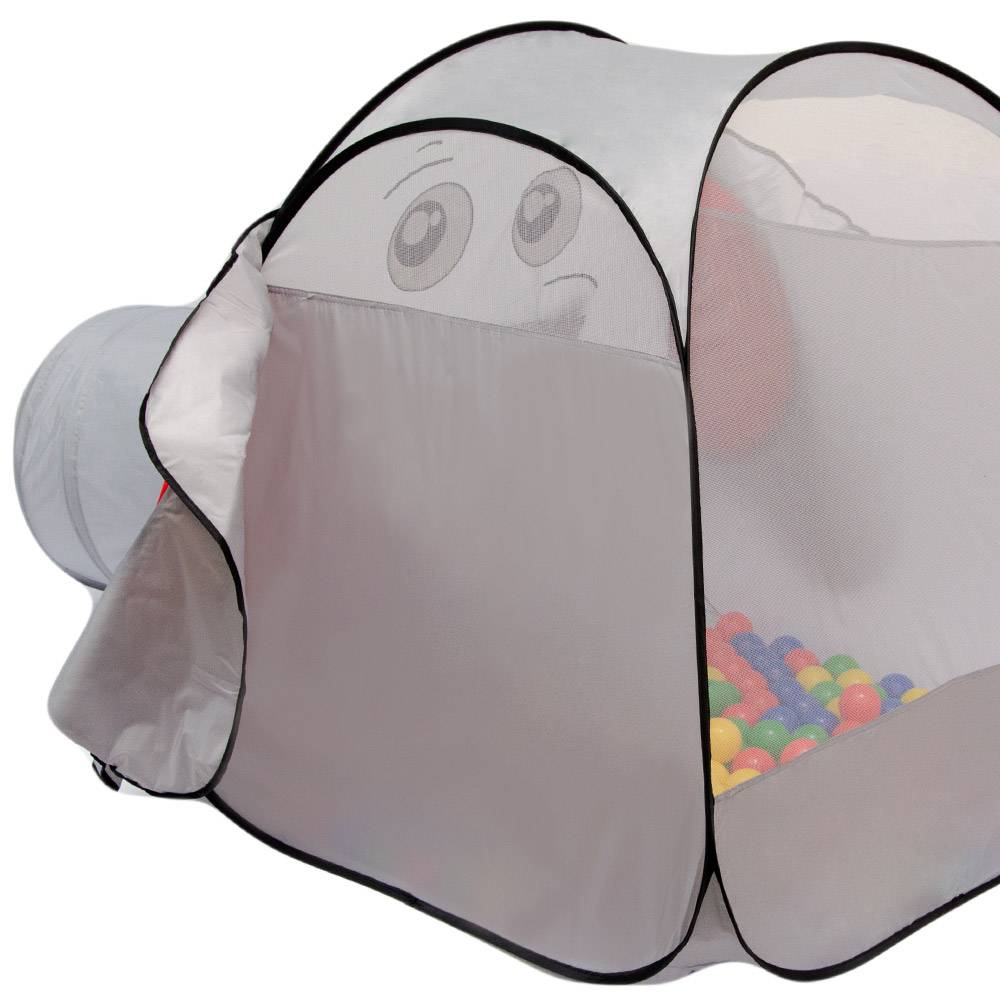 Spielset Kinderspielzelt Jumbo inkl. 200 Bällebadbällen | Spielzelt Spielhaus für Jungen und Mädchen | Kinder-Bällebad-Zelt mit Spielbällen | in