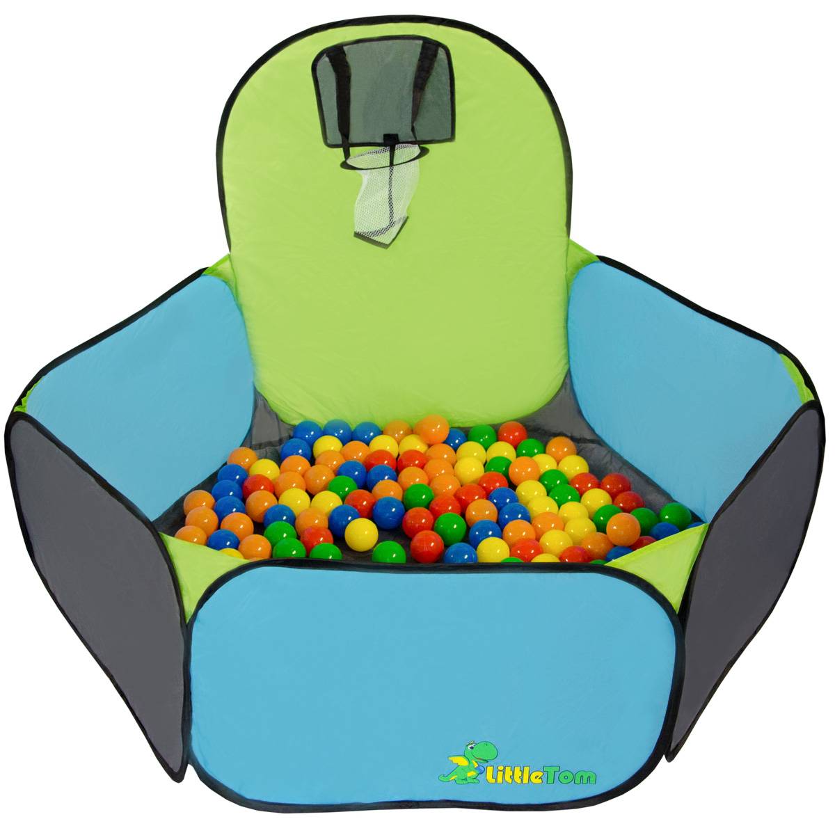 LittleTom Spielzelt Popup Kinder Party Zelt Pool Bällebad-Pool Pumba