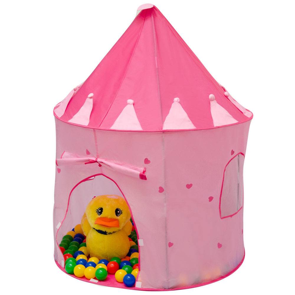 Spielset Kinderspielzelt Shanti inkl. 200 Bällebadbällen | Spielzelt Spielhaus für Mädchen | Kinder-Bällebad-Zelt mit Spielbällen | inkl. Traget