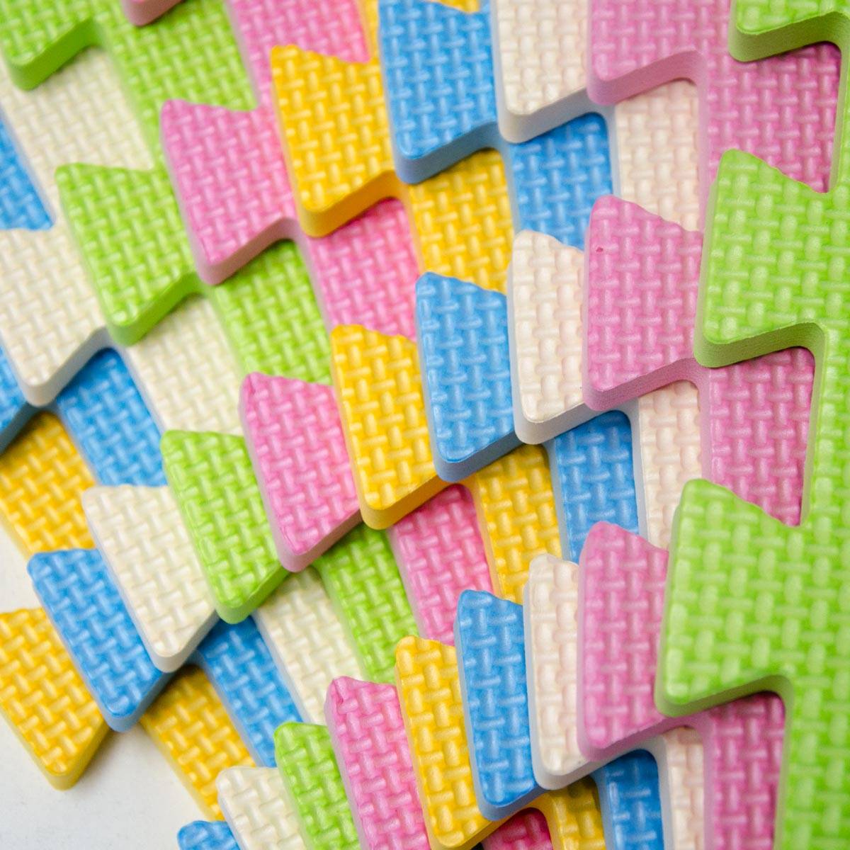 9 Teile Baby Kinder Puzzlematte ab Null - 30x30 Puzzle Spielmatte Krabbelmatte