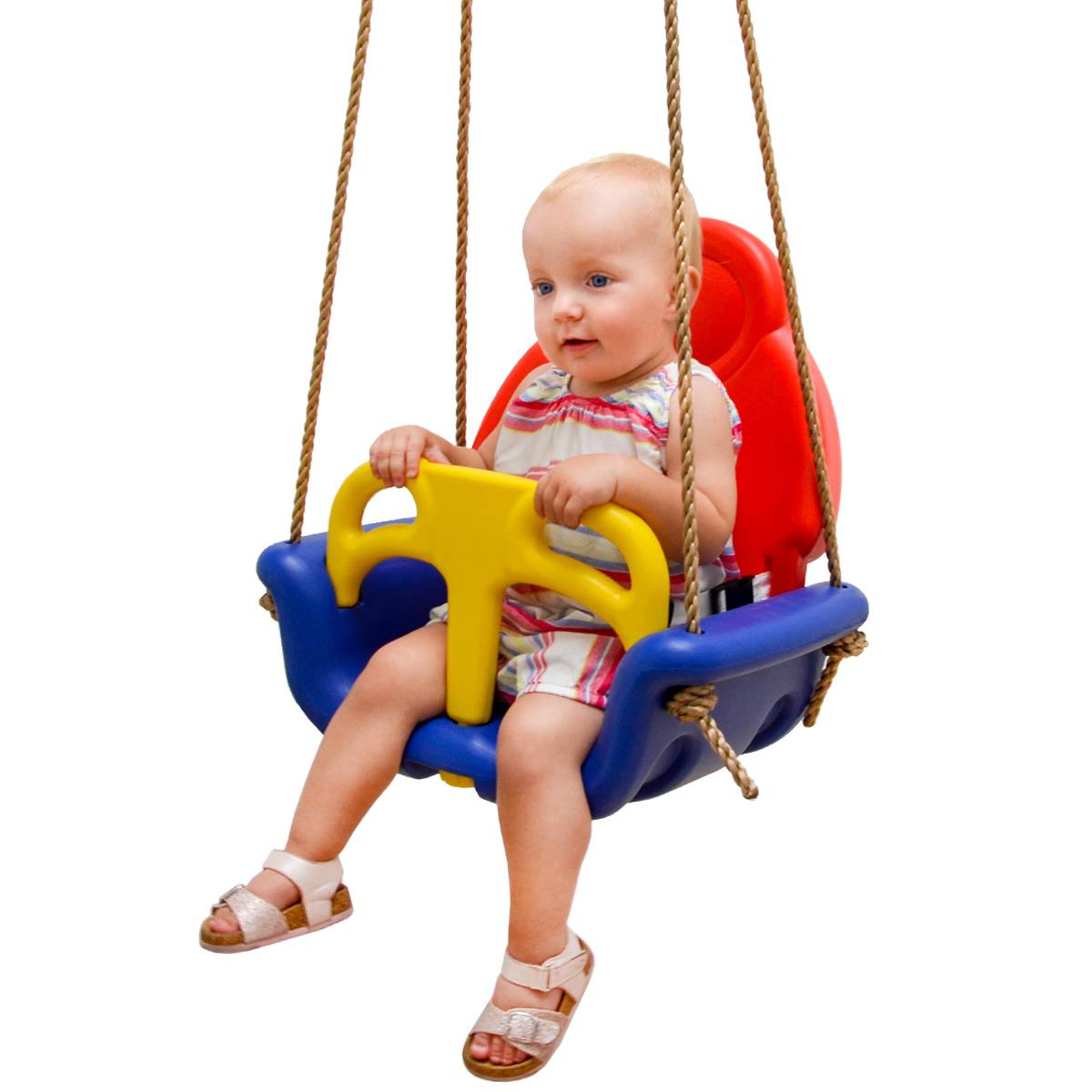 3-in-1 Kinderschaukel 49x48x34cm Babyschaukel Garten Schaukel Kinder Spielzeug