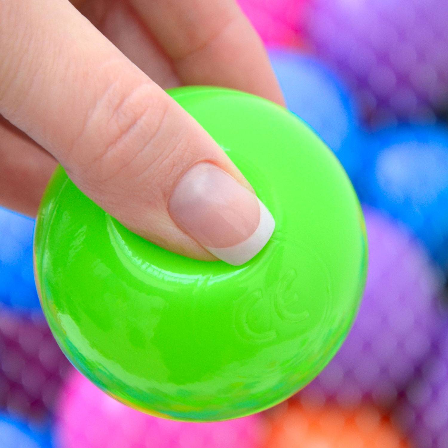 8000 Bällebadbälle 6 cm Bunte Bälle für Bällebad Spielbälle Babybälle Pastell