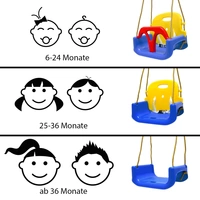 3-in-1 Kinderschaukel Baby Garten Schaukel 40x43x33cm Indoor Outdoor 3-in-1 Kinderschaukel Baby Garten Schaukel 40x43x33cm Indoor Outdoor