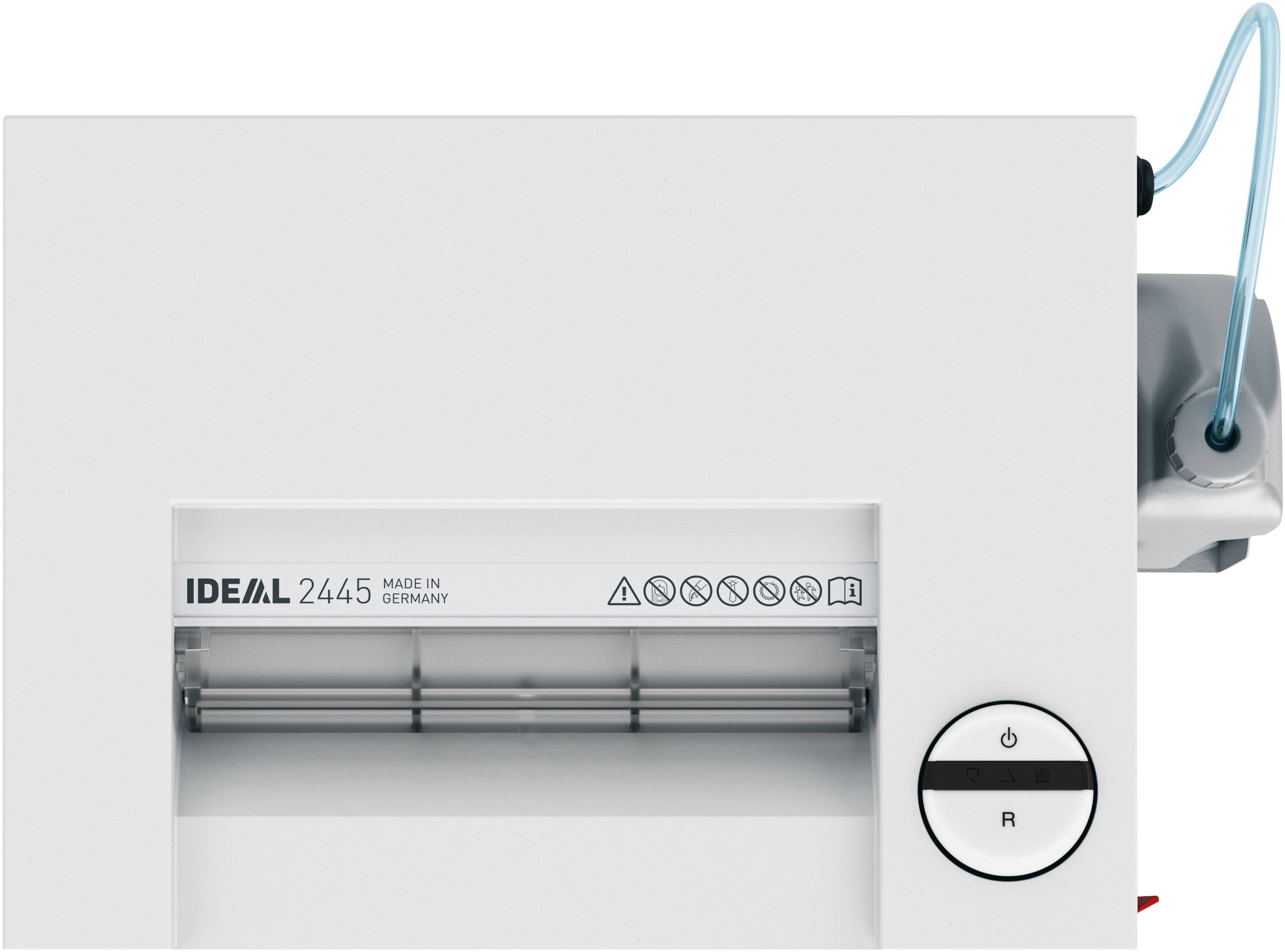 Schreibtisch-Aktenvernichter IDEAL 2445 CC mit automatischem Öler Partikelschnitt 2 x 15 mm