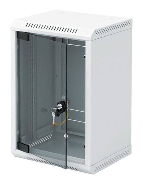 Triton 10" Wandgehäuse RBA-10, 1-teilig, 9 HE, 310 x 260 mm, lichtgrau RAL 7035
