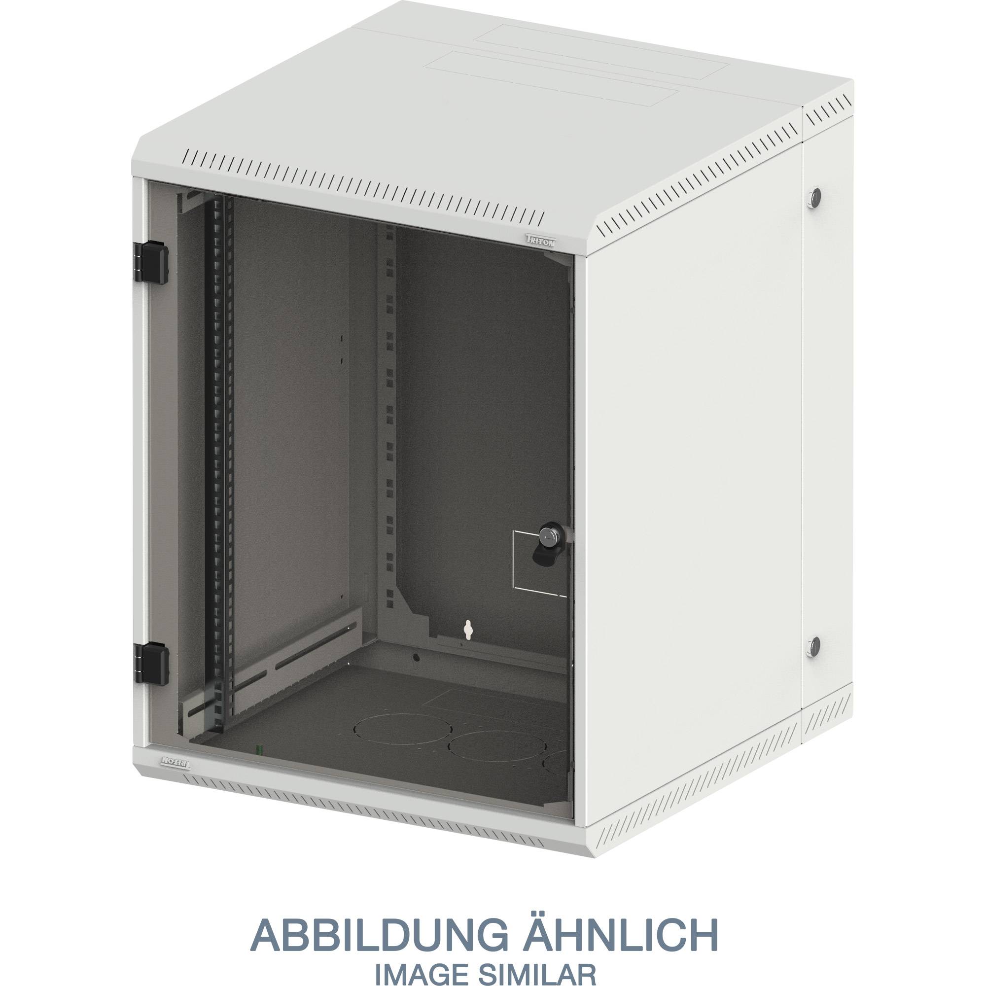 Triton Delta B - Schrank - geeignet für Wandmontage - RAL 7035 - 9U - 48.3 cm (19")