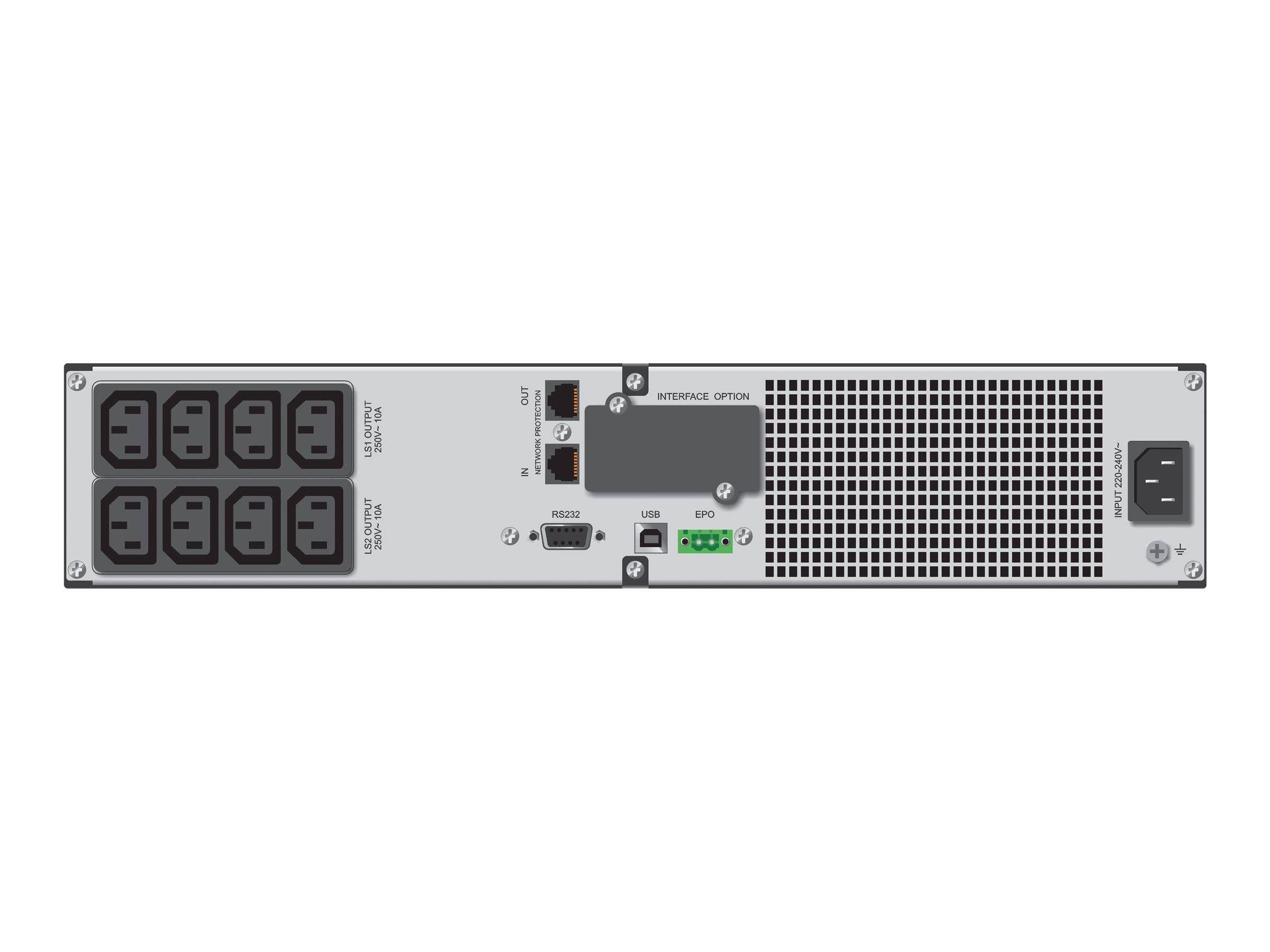 BLUEWALKER - PowerWalker VI 1500RT LCD - USV - Wechselstrom 220/230/240 V - 1.35 kW - 1500 VA - 9 Ah - RS-232, USB - Aus