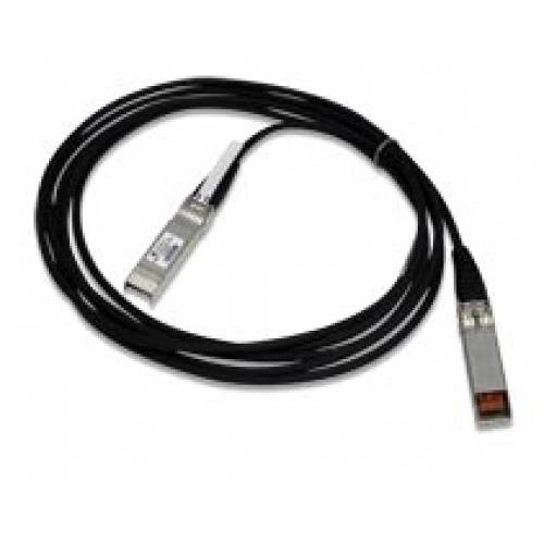 Schwarzes Kabel mit zwei Metallsteckern, aufgerollt auf weißem Hintergrund.