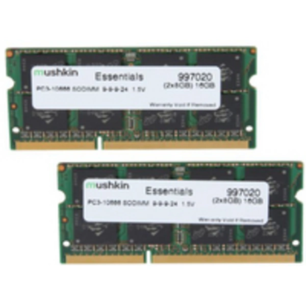 Mushkin Essentials - DDR3 - kit - 16 GB: 2 x 8 GB - SO DIMM 204-PIN - 1333 MHz / Mushkin Essentials - DDR3 - kit - 16 GB: 2 x 8 GB - SO DIMM 204-PIN - 1333 MHz /