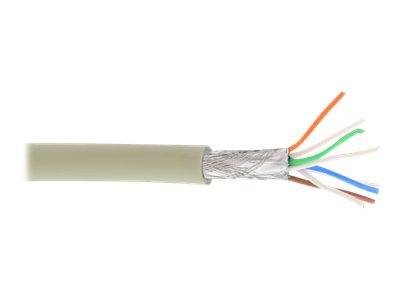 INLINE - Patchkab. - S/FTP (PiMf) - Cat.6A - 500MHz - halogenfrei - Kupfer - grau - 100m