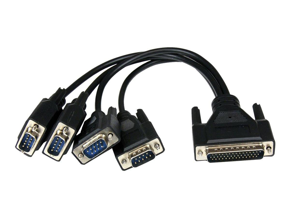 StarTech.com 4 Port Serielle PCI Express Schnittstellenkarte - 2 x RS232 2 x RS422 / RS485 - PCIe Adapter Karte mit Breakout Kabel - Serieller