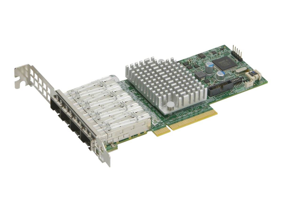 Supermicro AOC-STG-I4S - Netzwerkadapter - PCIe 3.0 x8 Low-Profile