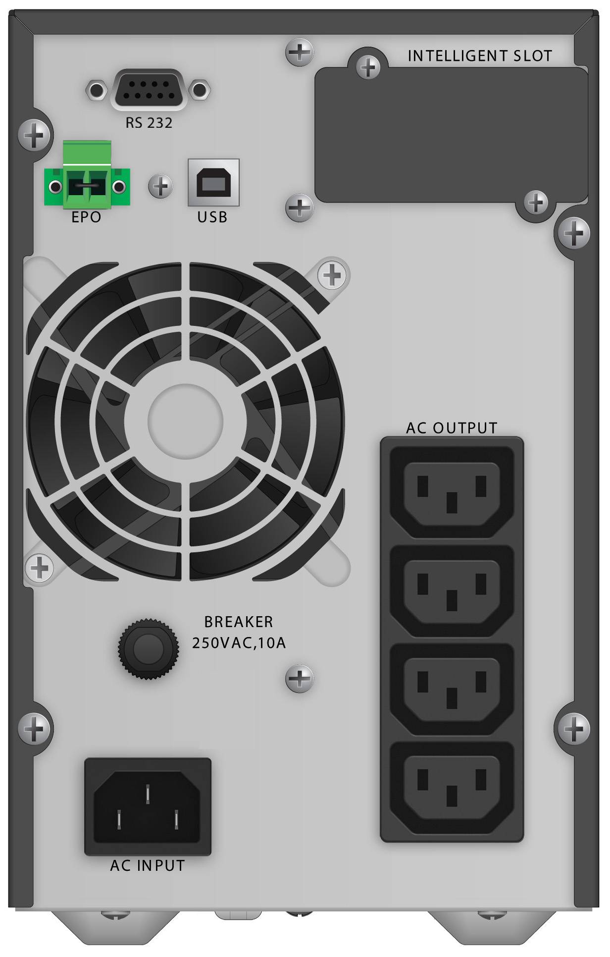 BLUEWALKER - PowerWalker VFI 1000 TG - USV - 900 Watt - 1000 VA 9 Ah